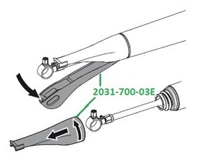 Durr Dental – Кожух для наконечника Vector Paro, синий