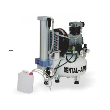Werther Int. Dental Air 3/24/57 - безмасляный воздушный компрессор на 3 установки, с осушителем, без кожуха, 200 л/мин