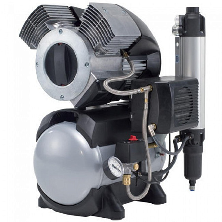 Durr Dental Tornado 2 – Чрезвычайно тихий компрессор с 2-цилиндровым агрегатом для двух стоматологов, c мембранным осушителем