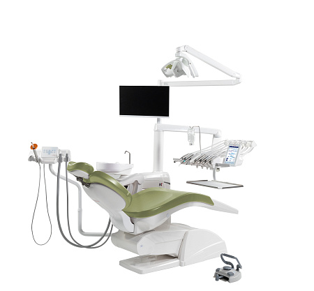 Miglionico NT — стоматологическая установка с верхней подачей инструментов