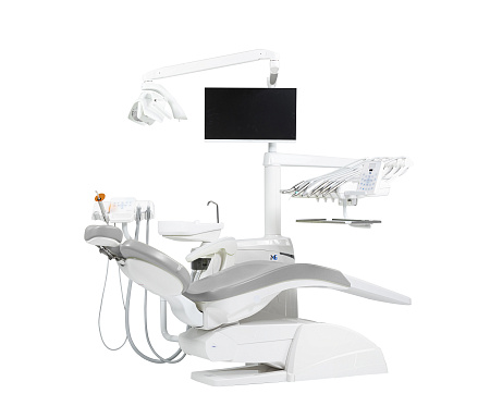 Miglionico NG — стоматологическая установка с верхней подачей инструментов