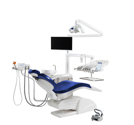 Miglionico NT — стоматологическая установка с верхней подачей инструментов