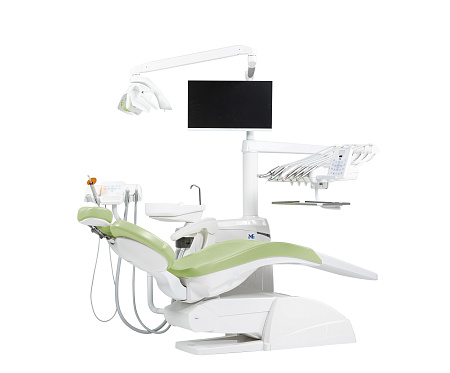 Miglionico NG — стоматологическая установка с верхней подачей инструментов